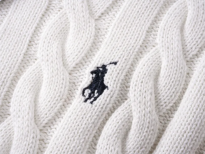 Style No. 2503 P220 Polo Ralph Lauren solid color comfortable thick cable twist knitted sweater Color: cream black navy gray Size: S (recommended within 120) m (recommended within 140) L (recommended within 160) xL (recommended within 180)